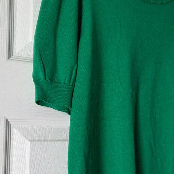 NWT CeCe Green Knit Top L - Picture 5 of 9